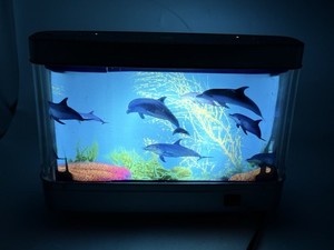 Artificial Tropical dolphin Decorative Moving Aquarium Lamp Virtual Ocean Motion