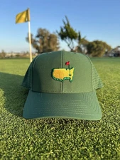 2025 Augusta Masters Tournament Golf Hat Green Hat w/ Perforated Holes Fan-Made