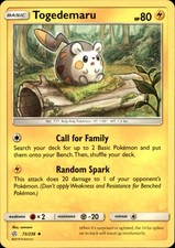 Togedemaru 73/236 Uncommon Cosmic Eclipse NM