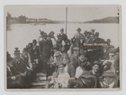 Vintage 1910s Bavaria Germany Passengers on Raft Travel The Isar River Photos (2 — photo 1