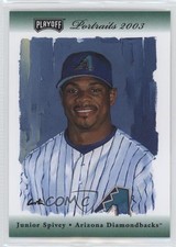 2003 Playoff Portraits All-Star Fanfest Green Junior Spivey #81 0kb5