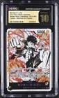 CGC 10 Pristine Monkey D Luffy ST13-003 One Piece Card Black White Alt Art Jpn