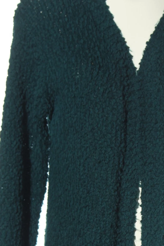 FOREVER 21 Cardigan Donna Giacca Taglia IT 42 turchese stile casual - Immagine 3 di 4
