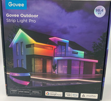 Govee Outdoor LED Strip Lights RGBIC Warm  Cold White 98.4ft 2.4G WiFi H70A3