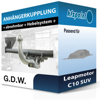 G.D.W. AnhäNgekupplung Abnehmbar Passend für Leapmotor C10 SUV 10.2024-Jetzt AHK