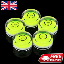Pack of 5 Mini Round Bullseye Spirit Level Bubbles 12mm Great for DIY ProjectsOp