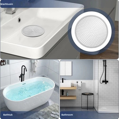 Edelstahl Badewanne Abfluss Stopfen mit Waschbeckensieb Haarfänger 304 SS