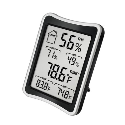  2 in Large Screen Electronic Hygrometer Innenthermometer Heimhygrometer