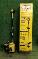 Ryobi RY4CSS 4-Cycle 30cc Attachment Capable Straight Shaft Gas Trimmer - *READ*