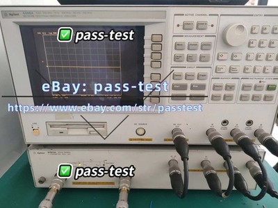 1 Set Agilent 4395A network analyzer+87511A S parameter Test set function normal