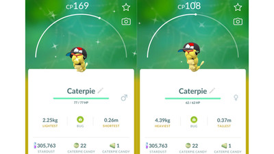  Shiny Caterpie (Schillernd Raupy) Poke Ball Hat Pokemon GO  Registered Only