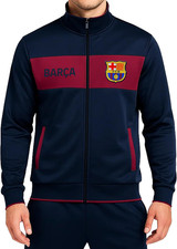Officially Licensed FC Barcelona Soccer Track Jacket - Unisex Adult - FCB52TJ Na