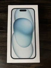Apple A2846 iPhone 15 Blue 128GB - Empty Box ONLY