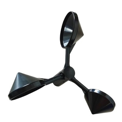 Windmesser Gehäuse Windteil Richtungsanzeiger 3 Tassen für Anemometer U6K8