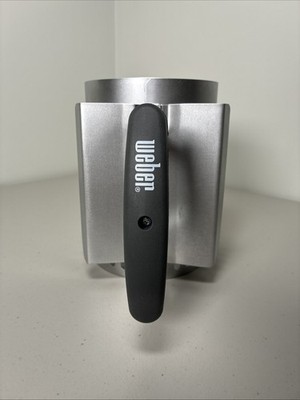 Weber Rapidfire Compact Chimney Starter, Heat Resistant Handle, Silver/Gray