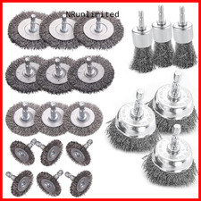 Double Elite Wire Brush For Drill Set 21 Pcs Abrasive Wire Wheel For Drill 1/4