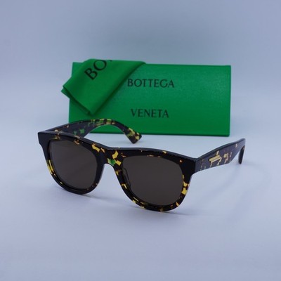 Bottega Veneta Women Sunglasses Havana Brown Square BV1001S 002 BRAND NEW Bottega Veneta BV1001S 002 Sunglasses Havana Square Frame  main image 4