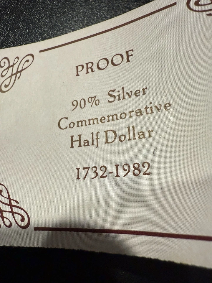 1982 S George Washington Silver Commemorative Half Dollar - Image 4 of 4