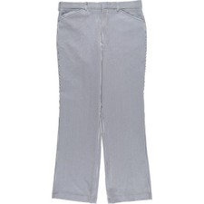 Vintage 70'S-80'S Sears Prema-Press Reg. Fit Striped Pattern Slacks Men's Si...