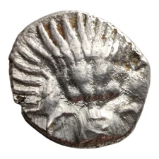 Dynasts of Lycia Perikles 380-360 B.C AR 1/3 stater Lion Scalp, Triskeles 1L