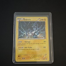 Pokemon TCG Zekrom BW24 Promo 2011 English Basic 130 HP Outrage Bolt Strike on eBay