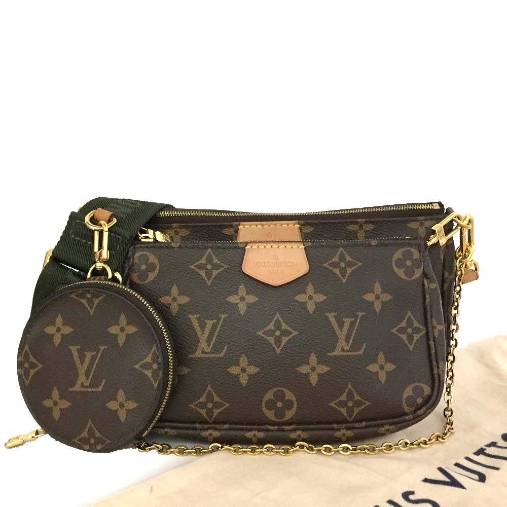 EGA Louis Vuitton Monogram Multi Pochette Accessories Shoulder PouchBag*/8BJ0216
