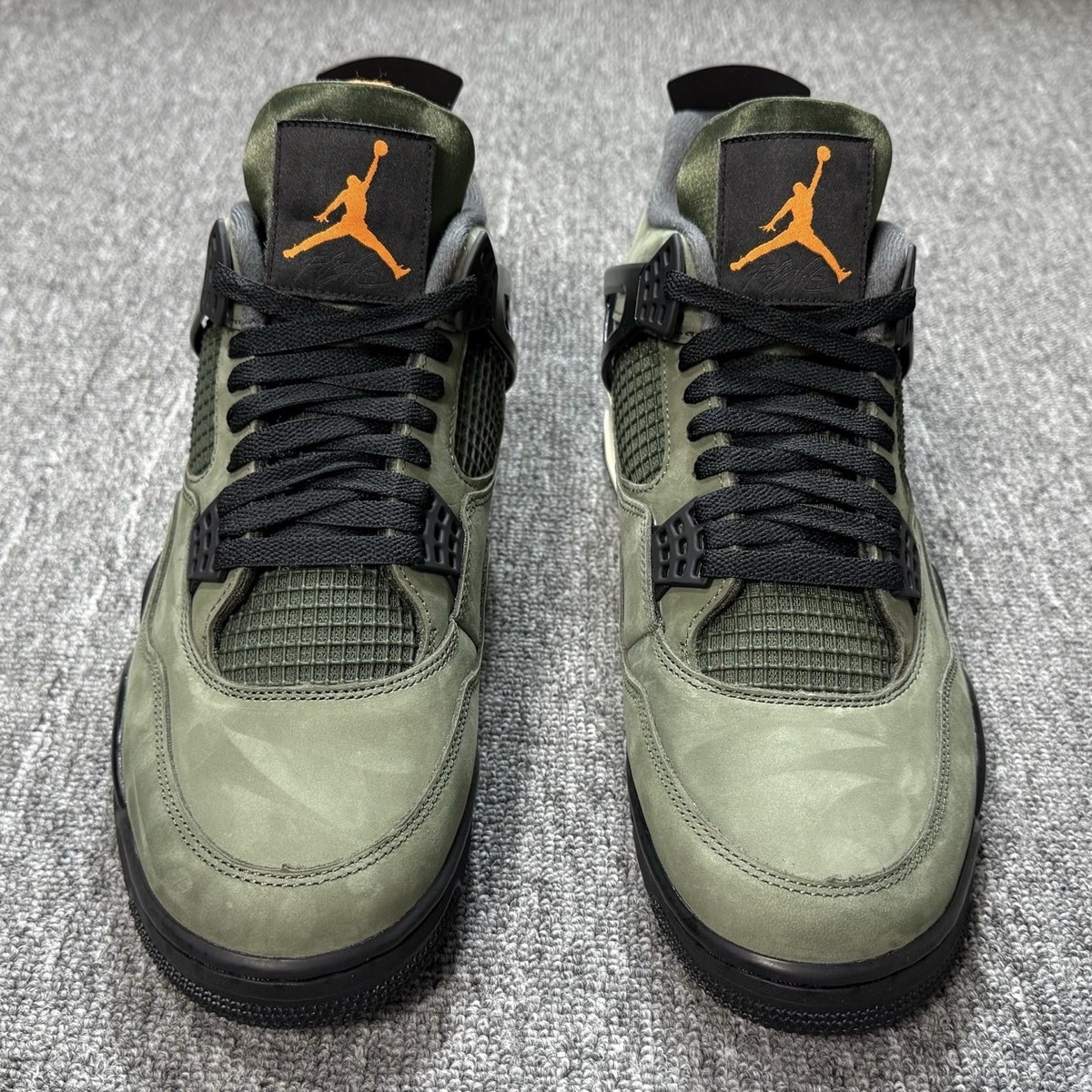 UNDEFEATED X Jordan 4 Men's Black Green IB1519-200 | eBay