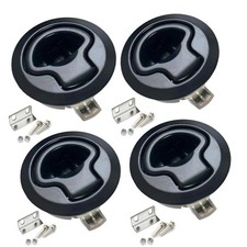 Wjskdq 4Pcs Boat Latch Flush Pull Slam Latch For Marine Boat Boor Latches 1/4
