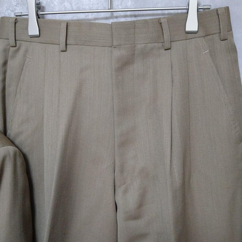 Zweireiher 90er Vintage Beige Gold Anzug Setup - Bild 4 von 12