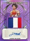 Jared McCain Tri Color Patch Autograph /75 (RC) 2024 Obsidian Basketball