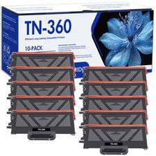 10x TN360 Toner Cartridge For Brother TN-330 HL-2140 HL-2170W MFC-7340 MFC-7840W