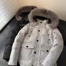 Moose Knuckles couple hooded jacket jacket