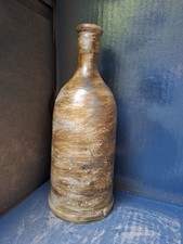 vase bouteille signé r. kapota céramique vintage era Vallauris Accolay
