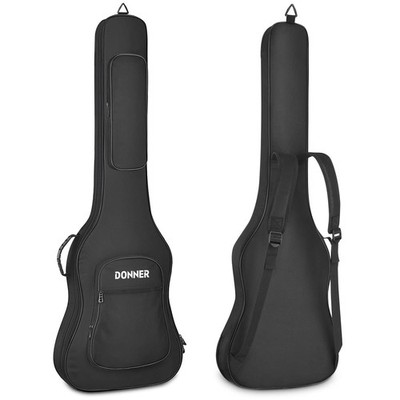 Donner 47 Inch Electric Bass Guitar Case, 0.4 Inch Thick Padding Sponge 600D ...