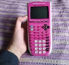 TEXAS INSTRUMENTS TI-84 PLUS SILVER EDITION ROSA CALCOLATRICE CON USB ESAMI 