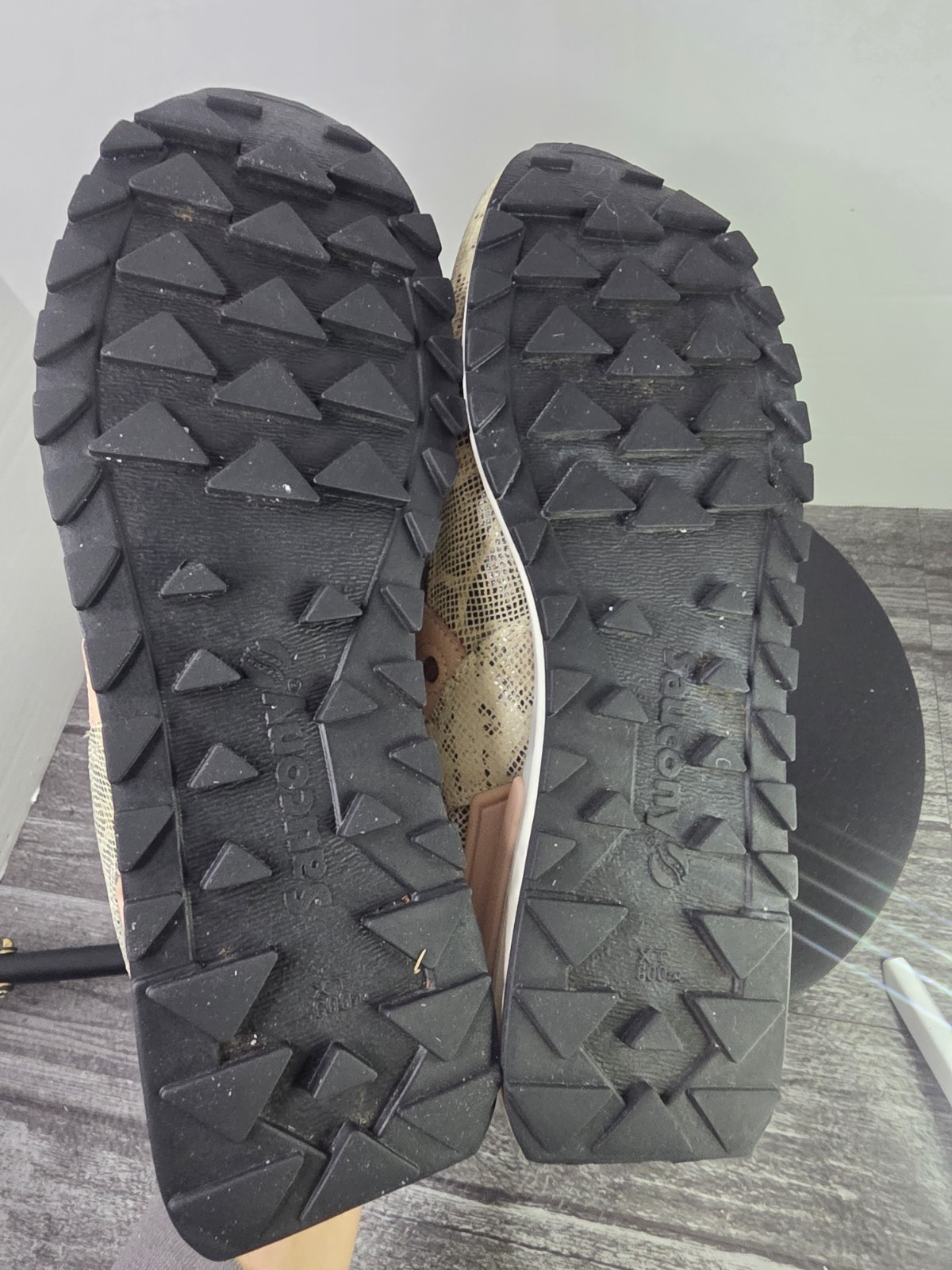 Saucony Shadow Original Beige Python Womens Size … - image 5