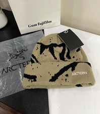 Arc  teryx Grotto Toque Beanie Beige Merino Wool Unisex Winter Ski Hat NWT SALE