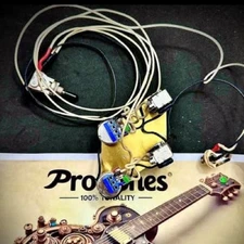 Custom Tele 72 Deluxe Solderless harness with Dual Coil Splits by Pro Tones