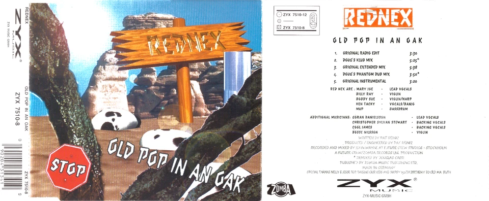 Rednex - Old Pop In An Oak (Maxi-CD) [1994], sehr gut (0644) - Bild 2 von 4