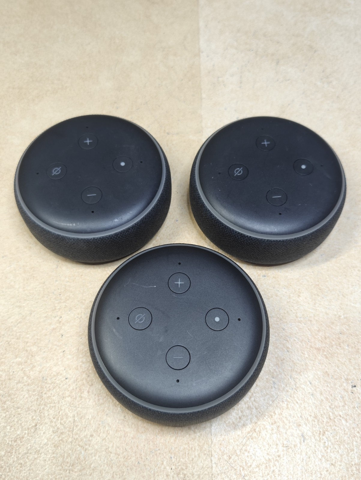 Amazon Alexa Echo Dot Smart Home Speaker Lot Of 3 Tested
