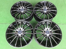 Lightweight Wheel Weds Leonis Navya 05 7J-17 5H114.3 42 Black Mirror Cut Clear C