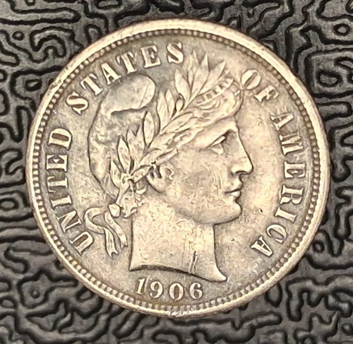 1906-S Silver Barber Dime Nice Coin!