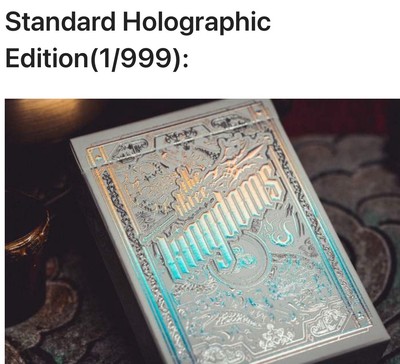 The Three Kingdoms Playing Cards Holo Edition 1/999