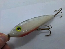 6" Big Chimney Baits Chubby White Sil Lace Glidebait Crankbait Twitch Musky Lure