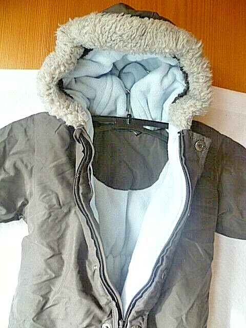 Schneeanzug Impidimpi mit Kapuze braun Gr. 62/68