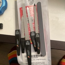 3 Swords Germany Brand Quality Sapphire Metal Nail File Set 5 Pcs with 3Wa