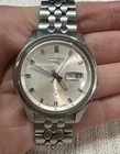 Vintage Men’s Seiko SilverTone Silver face 38mm 6” Automatic Watch