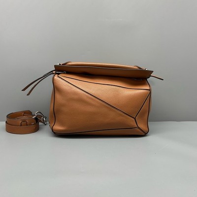 LOEWE Puzzle Bag Medium Caramel Grained Calfskin Top/Crossbody Duty Paid