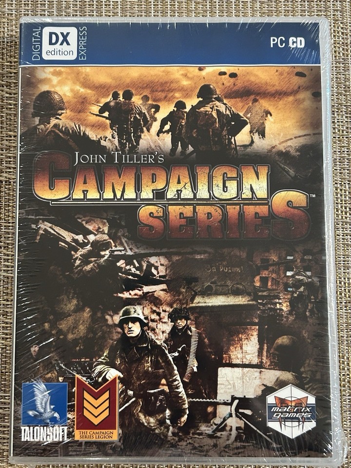 John Tiller's Campaign Series PC CD-ROM WW2 Strategy Game TalonSoft DX ...