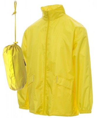 Payper WIND, Regenjacke, extraleicht praktischer Packsack, gelb, Größe 3XL